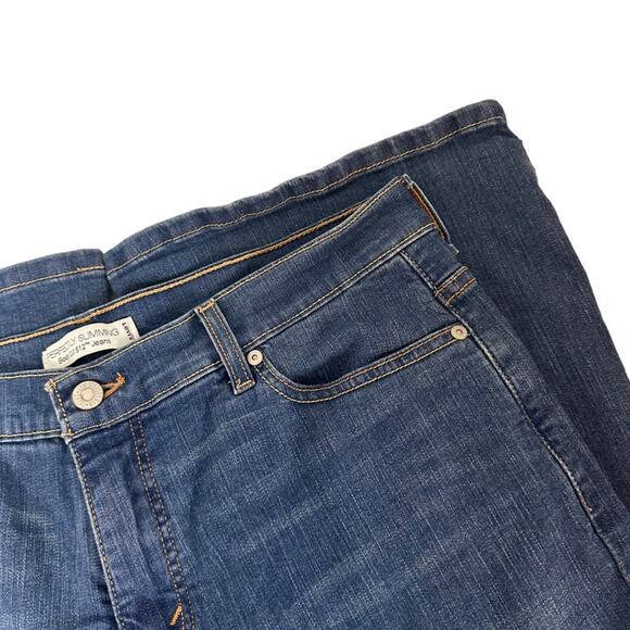Levis Jeans Perfectly Slimming High Rise Boot Cut 512  Studded Pockets Size 16M - Picture 7 of 15